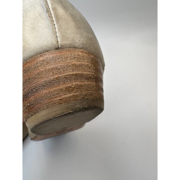 Marsèll Womens Light Taupe Stone Ankle Booties Lace Up Low Heel Flat Sz 40 / 10 - Picture 11 of 16